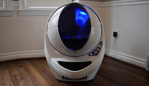 litter robot blue light blinking